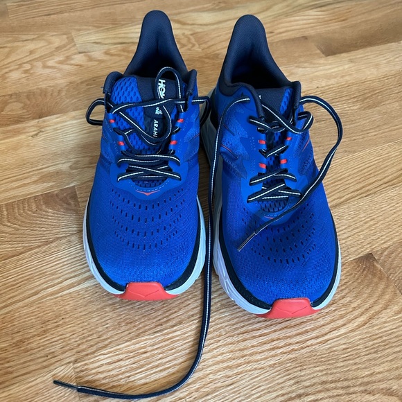 HOKA WORN ONCE Arahi 5 Men’s 7.5 D Running shoes! ABSOLUTELY PERFECT! - Picture 4 of 9